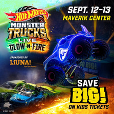 Hot Wheels Monster Trucks <br>with Glow-n-Fire